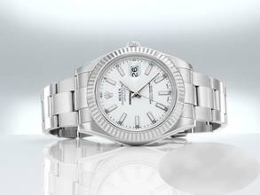 Thumbnail von Rolex Datejust II 41 Mm 116334 2011 Lc100 Stahl Weissgold 750 Automatik Stainless Steel 18kt White Gold Oyster-band Chronometer Gold