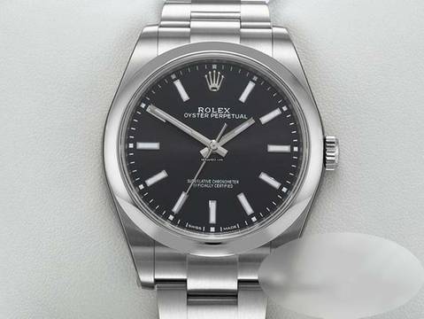  Rolex Oyster Perpetual 39 39mm 114300 2018 Ungetragen Edelstahl Automatik Stahl Stainless Steel Black Dial Oyster-band Chronometer 