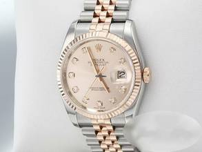 Thumbnail von Rolex Datejust 36 36mm 116231 2012 Stahl Rosegold 750 Diamanten Automatik Stainless Steel 18kt Rose Gold Jubilé-band Chronometer Oyster