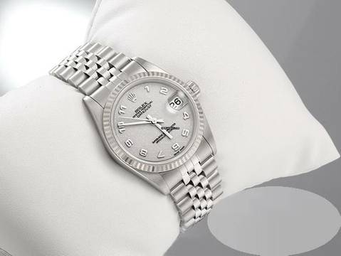  Rolex Datejust 31 31mm Medium Stahl Weissgold 750 2001 Lc100 Automatik Stainless Steel 18kt White Gold Jubilé-band Chronometer Oyster 