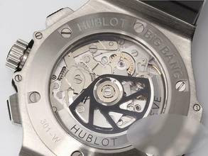 Thumbnail von Hublot Big Bang 44 mm Edelstahl Chronograph 301.sx.130.rx Automatik Herren Steel Black Dial