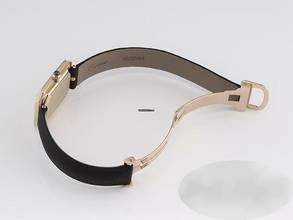 Thumbnail von Cartier Cristallor Paris 78095 Gelbgold 750 Stoffband Handaufzug Lady Damen 18kt Yellow Gold White Dial