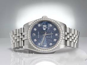 Thumbnail von Rolex Datejust 36 36mm 116244 2014 Stahl Weissgold 750 Diamanten Automatik