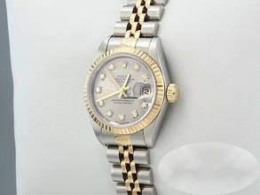 Thumbnail von Rolex Lady-Datejust Edelstahl Gelbgold 750 Diamanten Automatik Gold Stahl Stainless Steel 18kt Yellow Gold Jubilé-band Chronometer Oyster