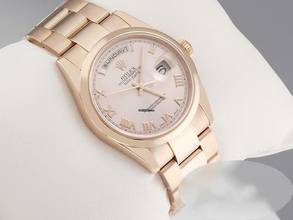 Thumbnail von Rolex Day-Date 36 36mm 118205 2000 Rosegold 750 Automatik Gold Damen Herren 18kt Rose Gold Oyster-band Chronometer