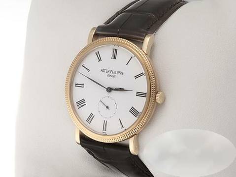  Patek Philippe Calatrava 5119j-001 2014 Gelbgold 750 Handaufzug 18kt Yellow Gold White Dial 
