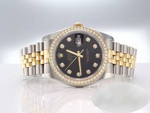Thumbnail von Rolex Datejust 36 36mm 116243 2012 Stahl Gelbgold 750 Diamanten Automatik Gold
