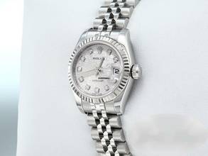 Thumbnail von Rolex Lady-Datejust Stahl Weissgold 750 179174 2010 Diamanten Automatik Gold