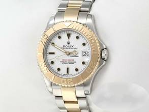 Thumbnail von Rolex Yacht-Master 35mm Edelstahl Gelbgold 750 Automatik Stainless Steel 18kt Yellow Gold Chronometer Oyster-band White Dial
