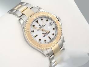 Thumbnail von Rolex Yacht-Master 35mm Edelstahl Gelbgold 750 Automatik Stainless Steel 18kt Yellow Gold Chronometer Oyster-band White Dial