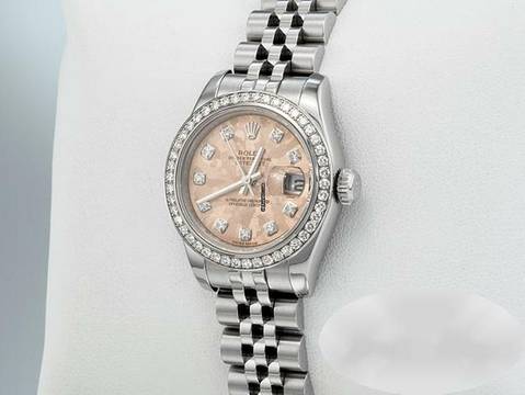  Rolex Lady-Datejust 26 179384 2010 Stahl Weissgold 750 Diamanten Automatik Gold 