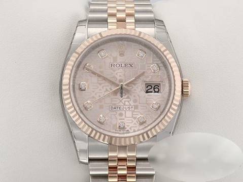  Rolex Datejust 36 Mm 116231 2011 Stahl Rosegold 750 Diamanten 