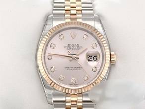 Thumbnail von Rolex Datejust 36 36mm 116231 2011 Stahl Rosegold 750 Diamanten