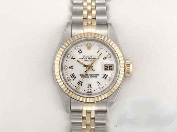  Rolex Lady-Datejust Edelstahl Gelbgold 750 Diamanten Automatik Gold Stahl 