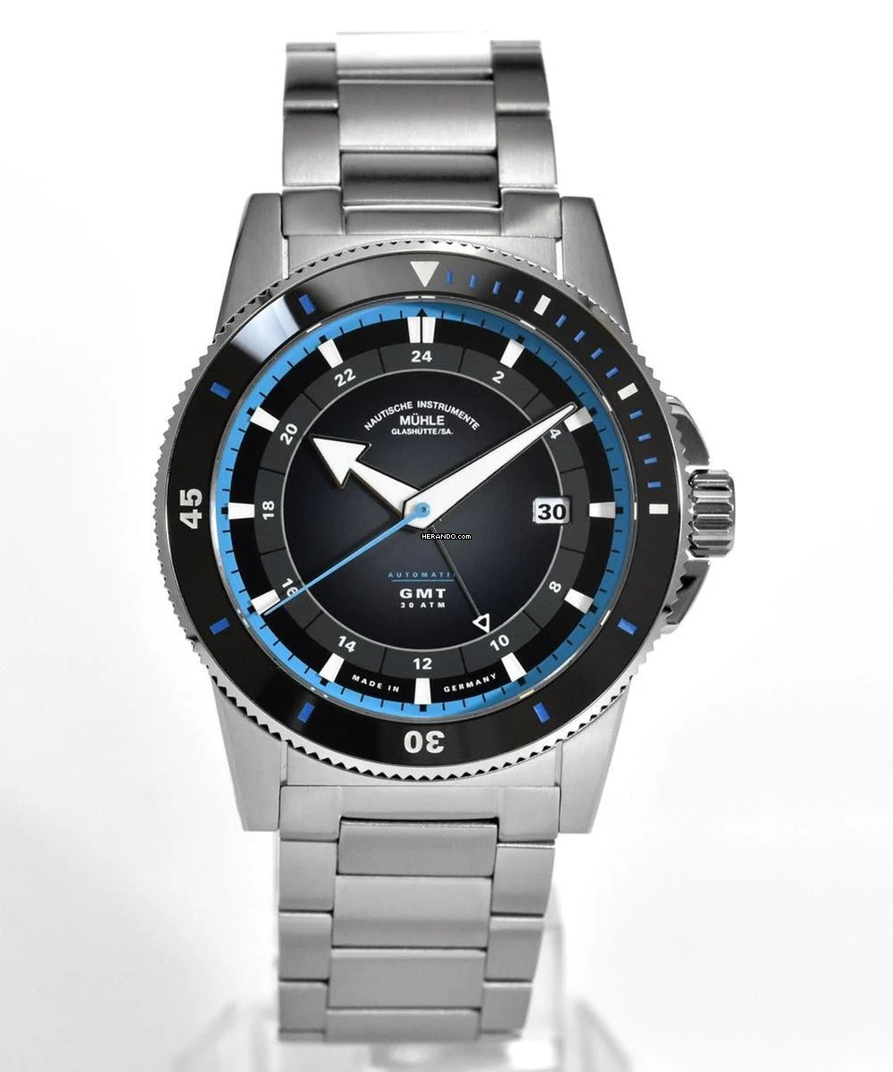 Mühle Glashütte Sportivo Travel GMT Ref. M1-52-13-MB