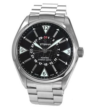  Eterna Kontiki Automatik 4 Zeiger-Uhr Ref. 1592.41.41.0217 