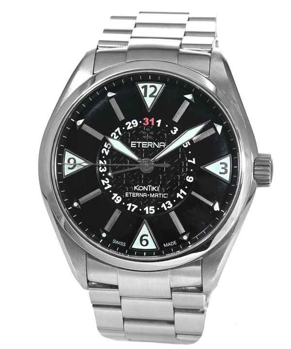  Eterna Kontiki Automatik 4 Zeiger-Uhr Ref. 1592.41.41.0217 