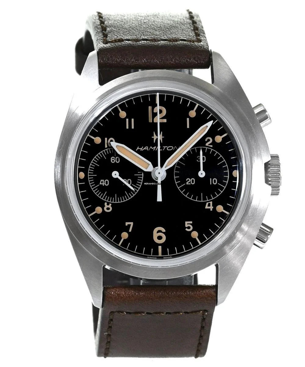 Hamilton Khaki Pilot Pioneer Aviation Pilot Pioneer Mechanical Chrono Ref. H76409530