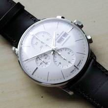 Thumbnail von Junghans Meister Chronoscope silber English Date NEW FULL SET