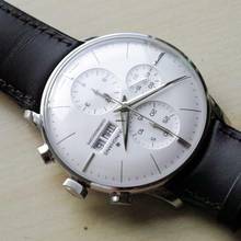 Thumbnail von Junghans Meister Chronoscope silber English Date NEW FULL SET