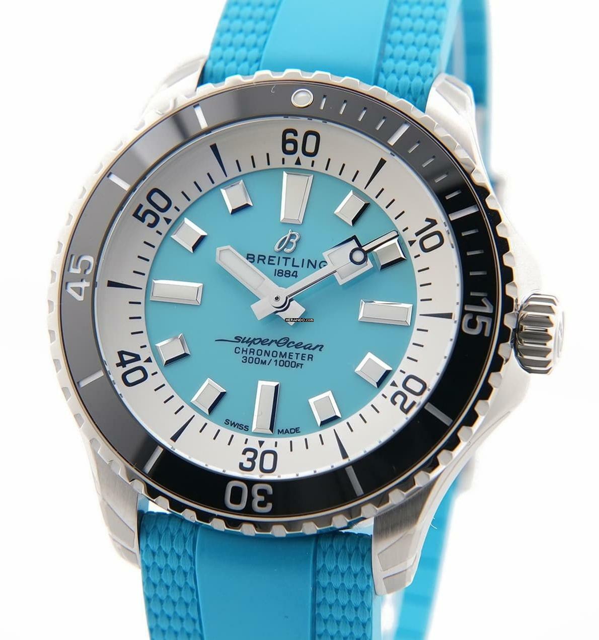  Breitling Superocean 44 Automatic 44 blue NEW FULL SET 