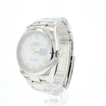  Rolex Datejust 36 White Roman Dial 