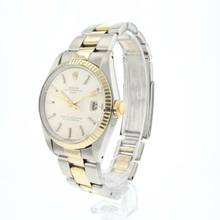 Thumbnail von Rolex Oyster Perpetual Date 34 Oyster Fluted Steel/Gold Silver Dial