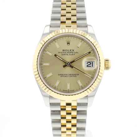  Rolex Datejust 31 Steel Gold Jubilee Fluted Champagne 