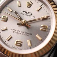 Thumbnail von Rolex Oyster Perpetual 26 Lady Jubilee Fluted 26 MM Steel / Gold Grey Dial Service '25
