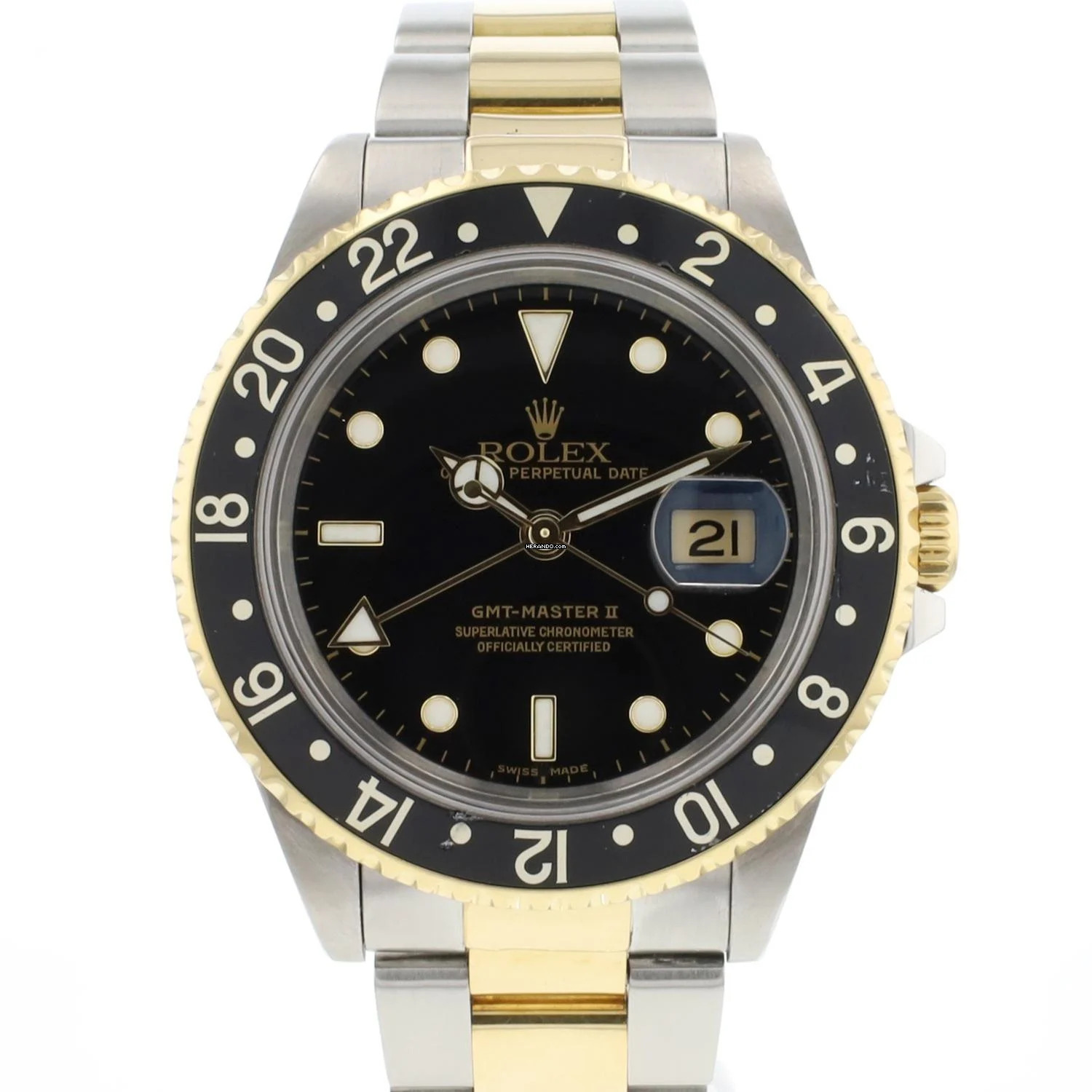  Rolex GMT-Master II Steel Gold 