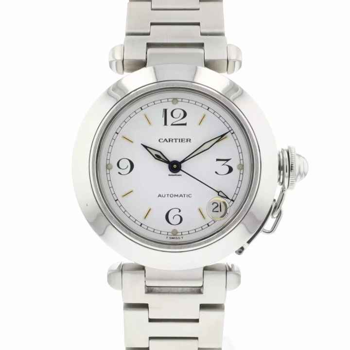  Cartier Pasha C Automatic White Dial 