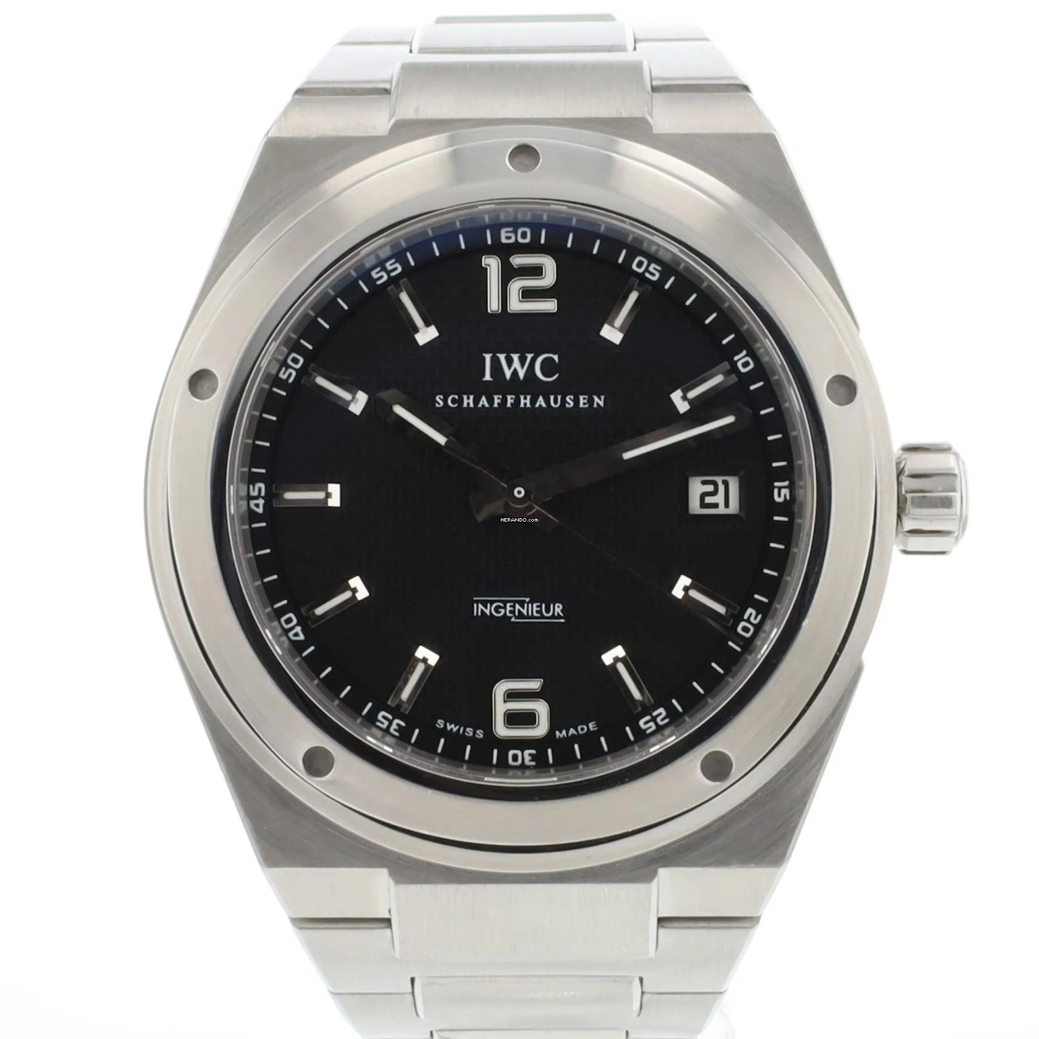 IWC Ingenieur Automatic Black Dial