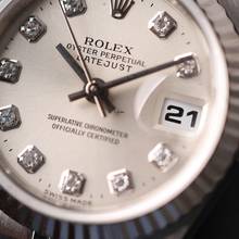 Thumbnail von Rolex Lady-Datejust 26 Steel Jubilee Fluted Silver Diamond Dial