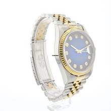 Thumbnail von Rolex Datejust 36 Steel Gold Jubilee Fluted Blue Vignette Diamond Dial