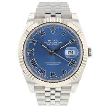 Thumbnail von Rolex Datejust 41 Jubilee Fluted Azzurro Blue Roman Dial