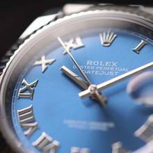 Thumbnail von Rolex Datejust 41 Jubilee Fluted Azzurro Blue Roman Dial