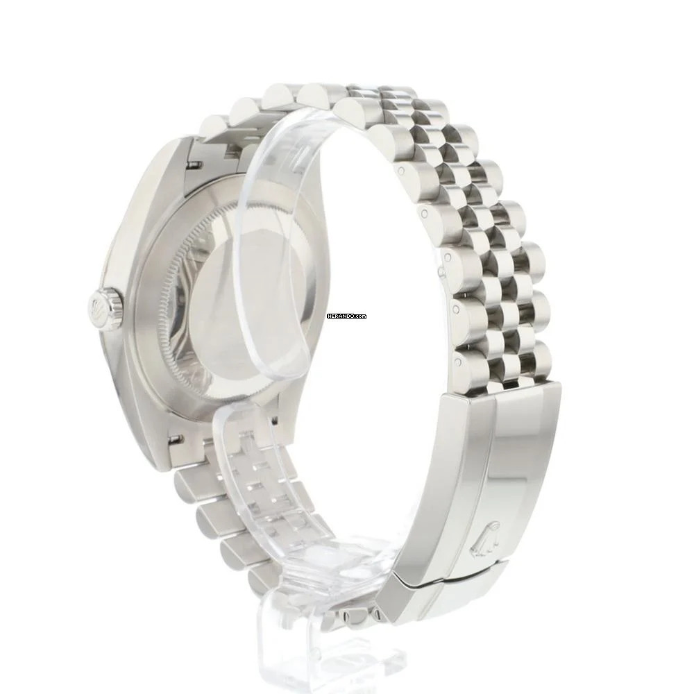  Rolex Datejust 41 Jubilee Fluted Azzurro Blue Roman Dial 