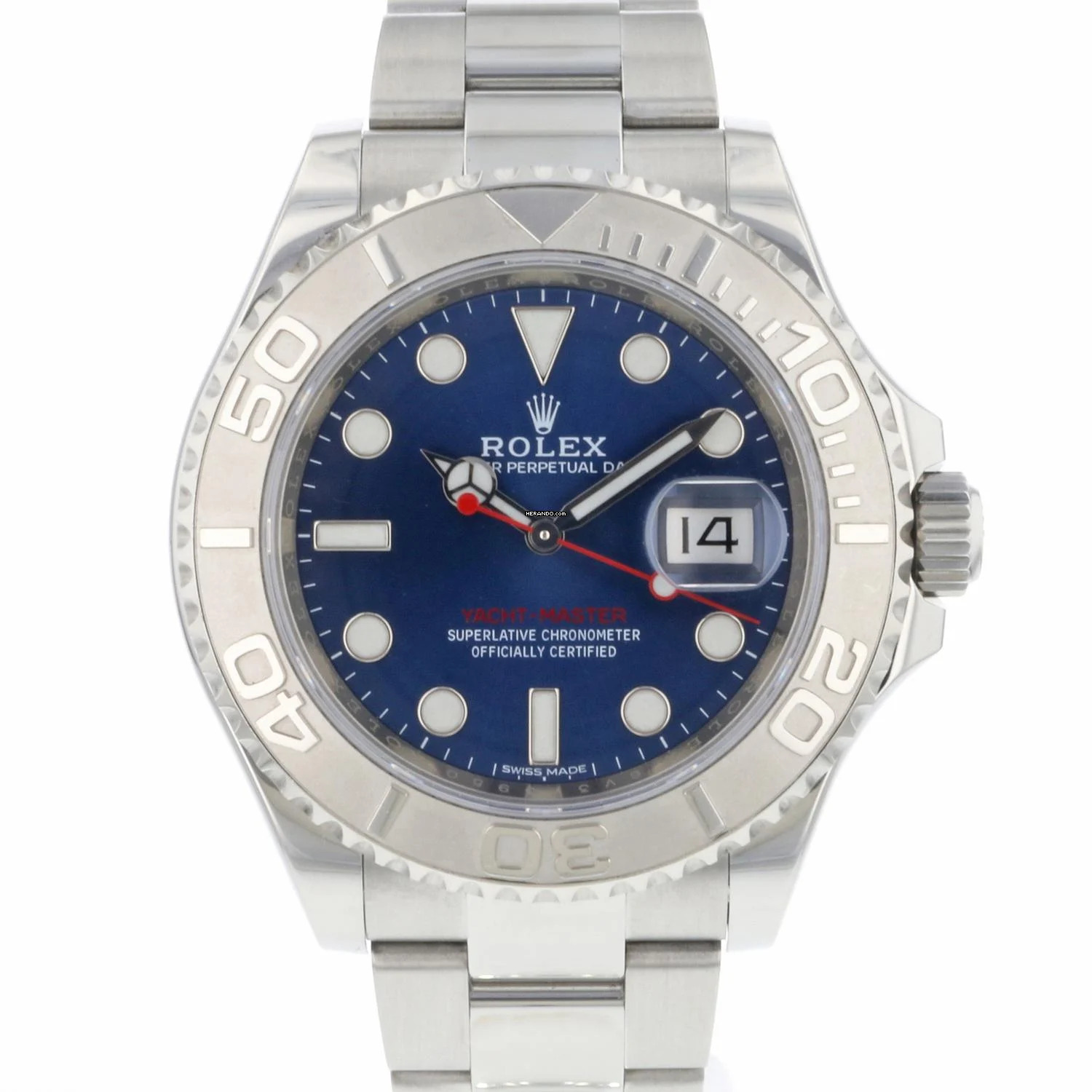  Rolex Yacht-Master 40 Blue Dial 