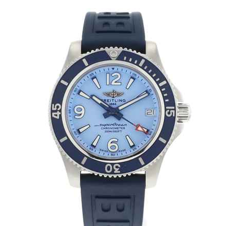  Breitling Superocean 36 Lady 36MM Blue 