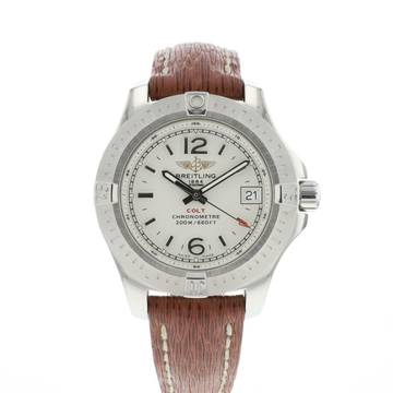  Breitling Colt Lady 33MM White Dial 