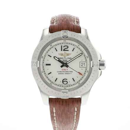  Breitling Colt Lady 33MM White Dial 