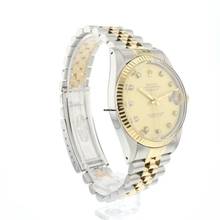 Thumbnail von Rolex Datejust 36 Steel Gold Jubilee Fluted Champagne Diamond Dial