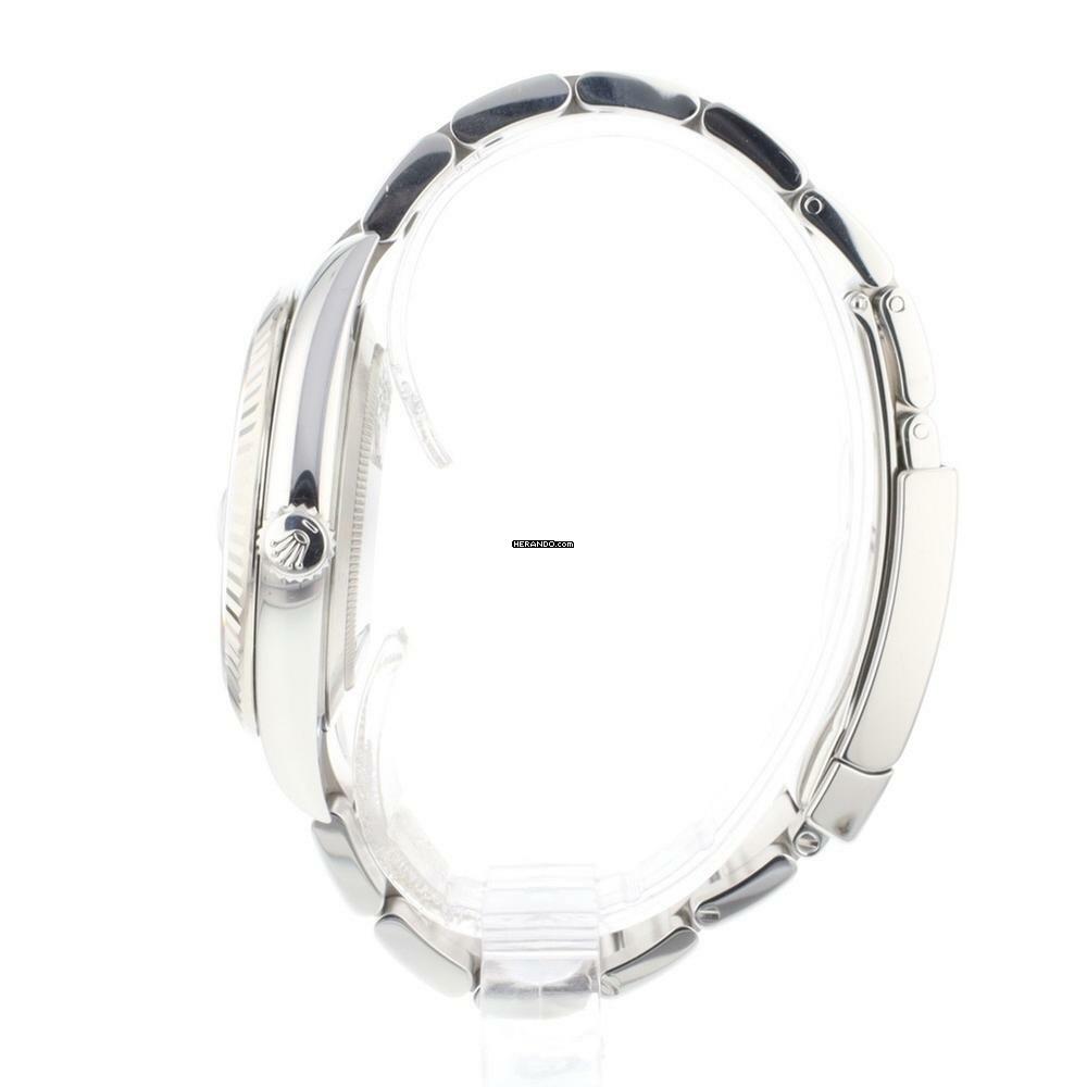 Rolex Datejust 41 Oyster Fluted Black Diamond Dial