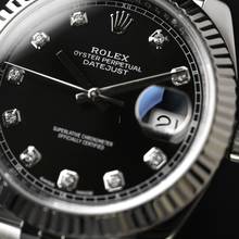Thumbnail von Rolex Datejust 41 Oyster Fluted Black Diamond Dial