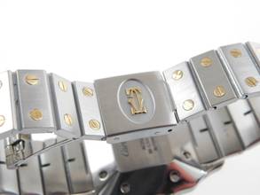 Thumbnail von Cartier Santos Herrenuhr XL Automatik Stahl Gold im Top Zustand Full Set volles Band Box Papiere komplett