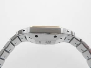 Thumbnail von Cartier Santos Herrenuhr XL Automatik Stahl Gold im Top Zustand Full Set volles Band Box Papiere komplett