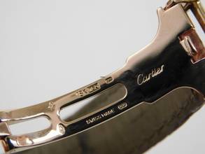 Thumbnail von Cartier Pasha C Automatik mit origin Brillantlünette 18 Karat Gelbgold 36 mm im TOP Zustand Full Set