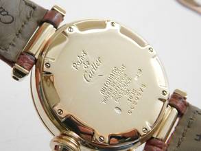 Thumbnail von Cartier Pasha C Automatik mit origin Brillantlünette 18 Karat Gelbgold 36 mm im TOP Zustand Full Set