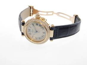 Thumbnail von Cartier Pasha C Automatik mit origin Brillantlünette 18 Karat Gelbgold 36 mm im TOP Zustand Full Set