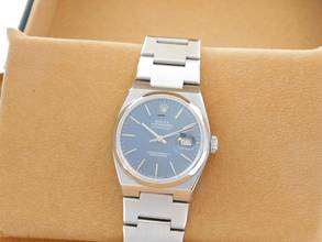 Thumbnail von Rolex Datejust Oysterquartz Herrenuhr 36 mm im Original Zustand blaues Blatt Volles Top Band alle Glieder von 1988 L Serie